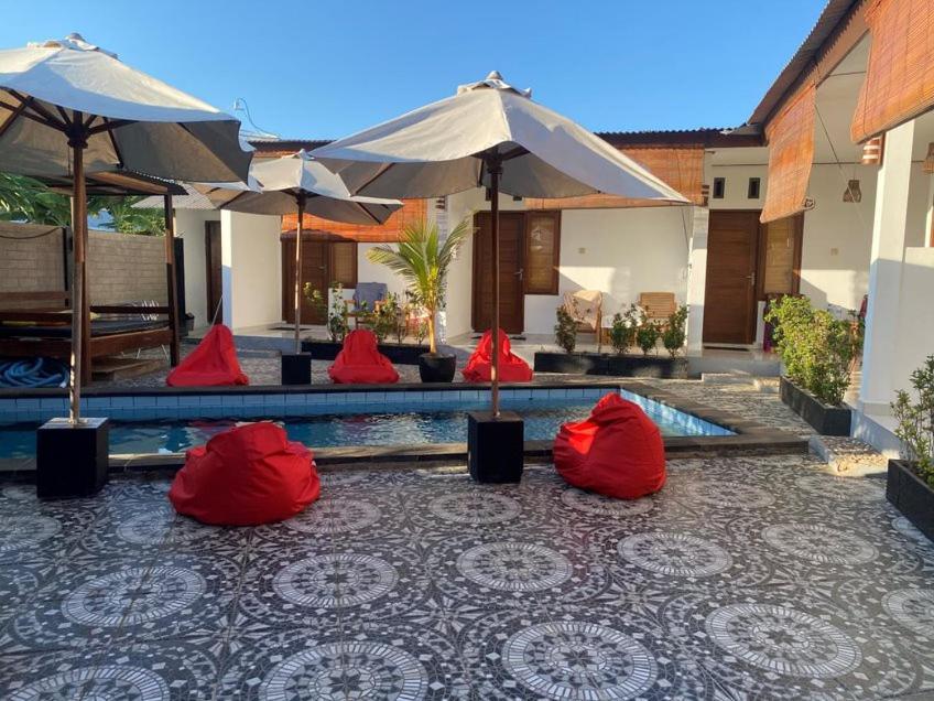 Hotel Cape Rose Gili Trawangan Exterior foto